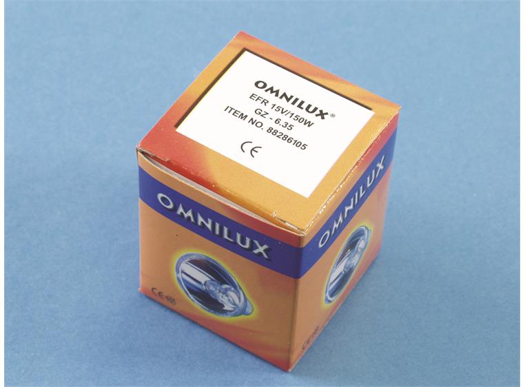 Omnilux EFR 15V/150W GZ-6.35 500h refl.